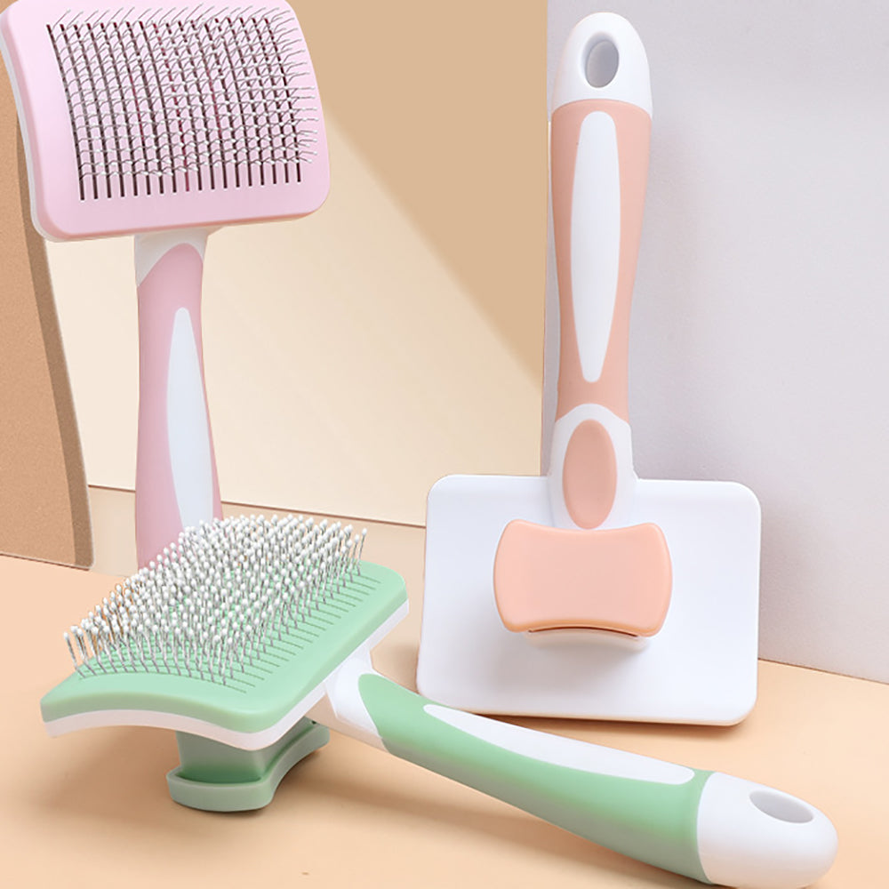 The Ultimate Self-Cleaning Slicker Pet Grooming Brush